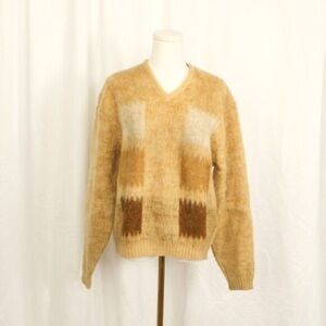 RARE Vintage Mohair V-Neck Sweater